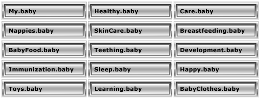 various baby domain names graphic